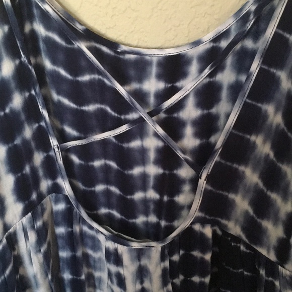 Forever 21 Ruffle Mini Dress w/ Criss Cross Straps - Picture 3 of 4